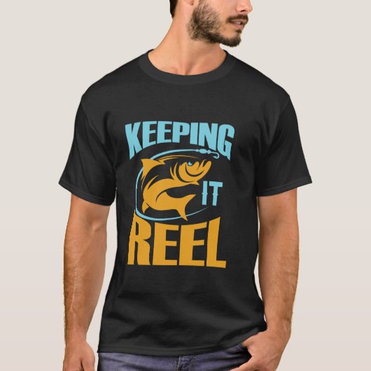 Angeln mit kühlem Kopf T-Shirt (Vorderseite)