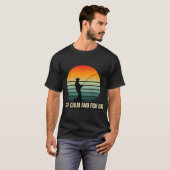 Angeln mit minimaler Crew T-Shirt (Vorne ganz)