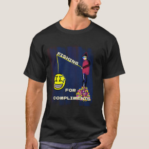 Angeln nach Komplimenten â€“ Lustige Emoji-Angel-I T-Shirt
