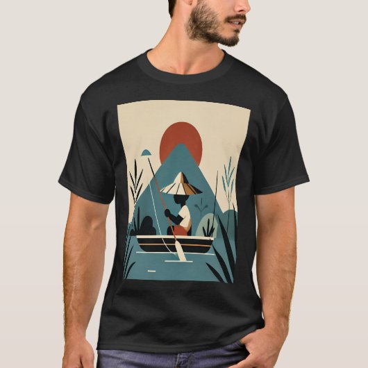 Angeln Oder Ich Lustig T-Shirt (Vorderseite)