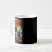 Angeln O'fishally Rentner Stem-Lehrer Kaffeetasse (Vorderseite Links)