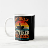 Angeln O'fishally Rentner Stem-Lehrer Kaffeetasse (Links)