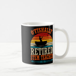 Angeln O'fishally Rentner Stem-Lehrer Kaffeetasse