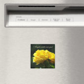 Angeln passen über dich auf! Magnet Gelbe Rose Blu (In Situ (Geschirrspüler))