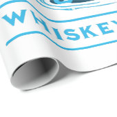 Angeln passiert. Whisky hilft! Geschenkpapier (Rolleneckpunkt)