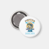 Angeln passiert. Whisky hilft! Magnet (Vorderseite/Rückseite)