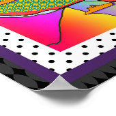 Angeln Polka Dots Poster (Ecke)