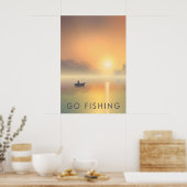Angeln Reisen Poster (Küche)