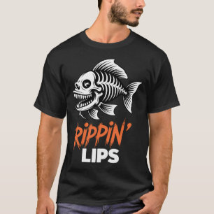 Angeln Rippin 'Lips Fischgräten T-Shirt