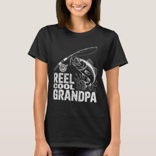 Angeln Rolle Cool Opa Vater Witz Lustig Vatertag T-Shirt
