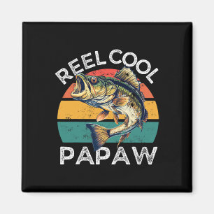 Angeln Rolle Cool Papaw Vatertag Lustig B Papa  Magnet