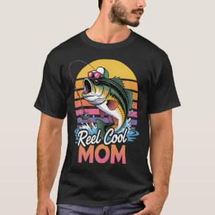 Angeln Rolle Coole Mutter Zitate Mutter T-Shirt