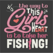 ANGELN SIE MIT IHR AUFKLEBER (Vorderseite)