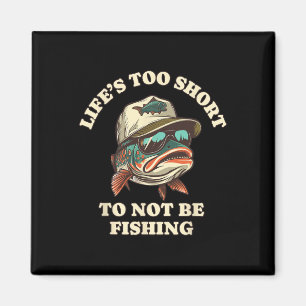 Angeln Spaß Chill Forelle Angler Magnet