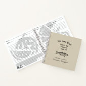 Angeln Spaß Personalisierte Fischrezepte Notizblock (Innenseite)