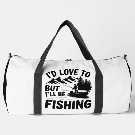 Angeln statt, aber ich werde duffle bag (Vorderseite)