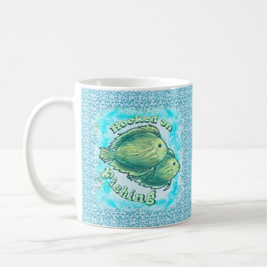 Angeln Süchtig Tasse (Links)