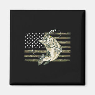 Angeln Tarnung uns Amerikanische Flagge B Fisch Fi Magnet