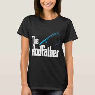 Angeln - The Rodfather blau T-Shirt