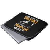 Angeln Thema Laptopschutzhülle (Vorne Knopf)