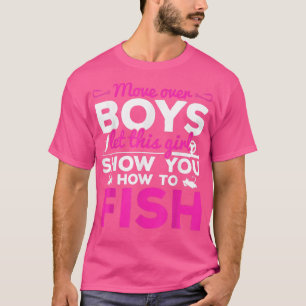 Angeln über Jungen Lasse dieses Mädchen zeigen, wi T-Shirt