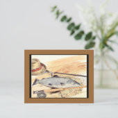 Angeln und Angeln Einladung (Stehend Vorderseite)