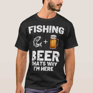 Angeln und Bier T-Shirt