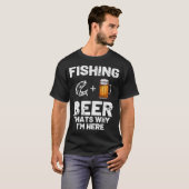Angeln und Bier T-Shirt (Vorne ganz)