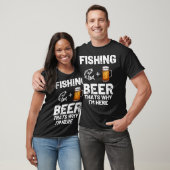 Angeln und Bier T-Shirt (Unisex)