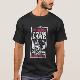Angeln und Border Collie T-Shirt