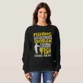 Angeln und Cook Zauber Design Fischkoch Sweatshirt (Vorne ganz)