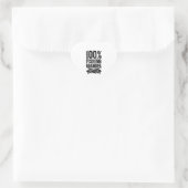Angeln von Opa Herz-Aufkleber (Tasche)