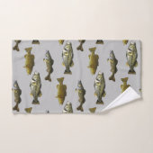 Angeln Walleye Bass Angler Grüne Männer Badhandtuch Set (Handtuch)