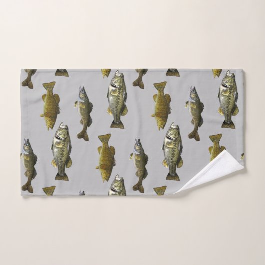 Angeln Walleye Bass Angler Grüne Männer Badhandtuch Set (Handtuch)