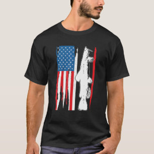 Angeln Wels Usa Sport Angelrute Rolle Fisch Fi T-Shirt