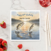 Angeln zum 60. Geburtstag 60. Geburtstag Serviette (Beispiel)