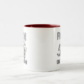 Angeln Zweifarbige Tasse (Mittel)