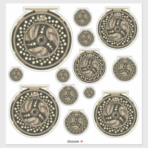 Angelnde Art Fischer Fischer Aufkleber