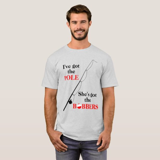 Angelnde Bobber T-Shirt (Vorne ganz)