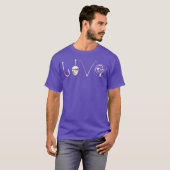 Angelnde Freunde T-Shirt (Vorne ganz)