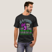 Angelnde Mädchen T-Shirt (Vorne ganz)