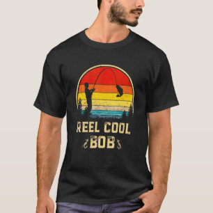 Angelnder Mann Reel Cool Bob Fishing Lustiger Vat T-Shirt