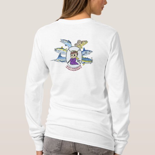 Angelngesellschaft St Augustine T-Shirt (Rückseite)