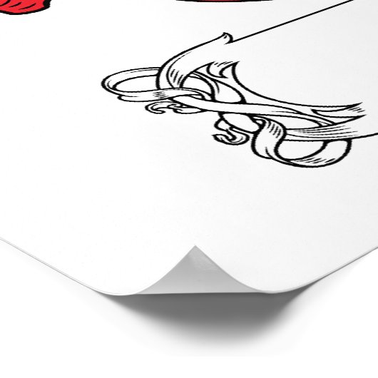 Angelo Familienwappen Poster (Ecke)