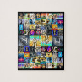 Angelo-Saxon Futhorc Rune Art Puzzle | Runenrunen (Vertikal)