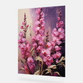 Angelonia - Impasto Floral Acrylschild (Winkel)