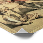 Angelo's Fencing Room, Pub. 1787 Poster (Ecke)