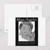 Angelou Quote Gruß Postkarte (Vorne/Hinten)