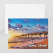Angelpfeifen Venedig, Venedig, Florida Postkarte (Vorne/Hinten)