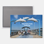 Angelpferd Vilano Beach Florida Magnet (Vorderseite/Rückseite)